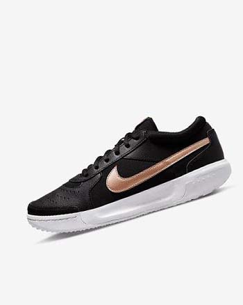 Nike Court Zoom Lite 3 Negros Blancos Metal Rojos Marrom | MX 5335